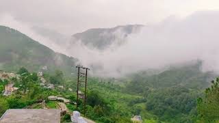 Dabri walli village during Monsoon uttarakhand