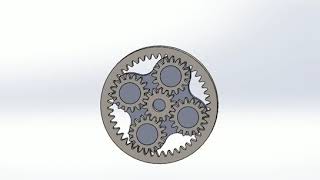 Sun gear 200rpm Internal spur gear fixed