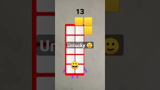 numberblocks unlucky 13 #unlucky #numberblock