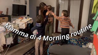 LA MIA MORNING ROUTINE CON 4 BAMBINI PICCOLI