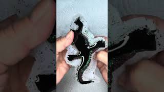 Demolding a resin art alligator #creator #asmr #alligator #resinart