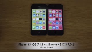 iPhone 4S iOS 7.1.1 vs. iPhone 4S iOS 7.0.6 - Which Is Faster?