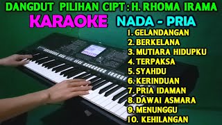 Download Mp3 DANGDUT PILIHAN - Rhoma Irama - KARAOKE Nada Pria, HD