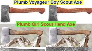 Plumb Voayageur Boy Scout Axe and Plumb Girl Scout Axe