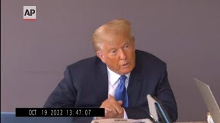 AP Explains: Trump's video deposition in rape lawsuit made public