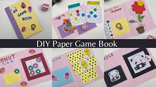 How To Make Easy Paper GAME BOOK For Kids / KIDS Craft Ideas / GAMING BOOK / KIDS crafts / 5 GAMES