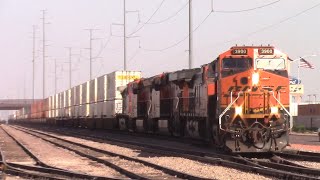 BNSF Phoenix Subdivision with CN CP NS Tier 4’s ACe’s \u0026 SD40-2’s