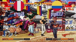 FT5 @kof97: eren18 (PE) vs piyi0317 (CO) [King of Fighters 97 Fightcade] Jan 14