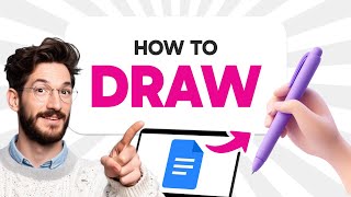 How to DRAW on Google Docs (Step by Step)
