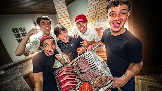 🚨FIZ UM MEGA CHURRASCO SURPRESA PARA TODOS MEUS AMIGOS🚨‼️