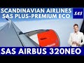 Is SAS C class BUSINESS Class or Premium Economy? | Airbus 320NEO | AGP-ARN tripreport