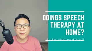 How Much Therapy Time do You Need at Home?