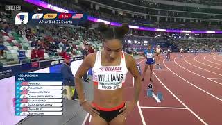 Women's 400m final The match Europe vs USA 2019