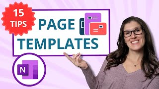 [2024] How to Create Templates in OneNote - 15 OneNote Tips and Tricks - Custom Templates & BONUS