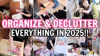 DECLUTTERING, ORGANIZING \u0026 CLEANING MOTIVATION | DECLUTTER \u0026 ORGANIZE | WHOLE HOUSE DECLUTTER 2025