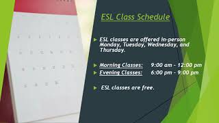 ESL Orientation English