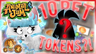 BUYING 10 PET TOKENS AND REDEEMING THEM! - AJPW