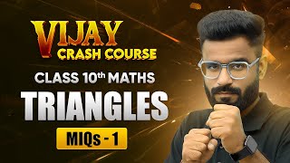 Triangles - Most Important Questions (Part 1) | Class 10 Maths Chapter 6 | Vijay Crash Course #live