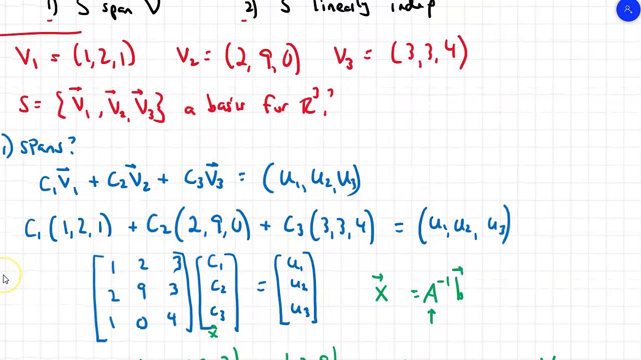 Vector Space Basis Ppt