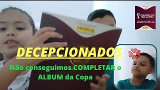 Tentamos completar o ÁLBUM DA COPA, será que vamos conseguir?