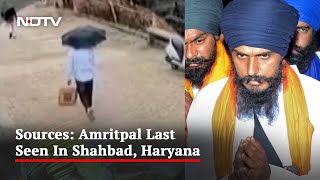 Video: Amritpal Singh In Haryana, Uses Umbrella To Hide Face From CCTV