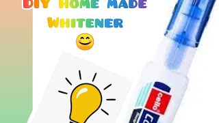 How to make correction pen at home/ DIY whitener at home/DIY correction pen at home
