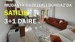 MUDANYA GÜZELYALI BURGAZ'DA MANZARALI SATILIK 3+1 DAİRE