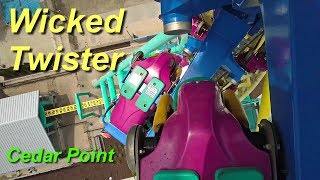 Wicked Twister Roller Coaster On RIde HD POV 2018 Cedar Point