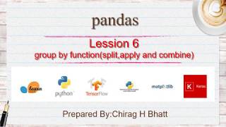 Group by function split, apply and combine in Pandas | Lesson - 7 | Pandas