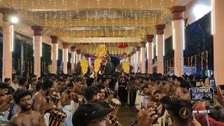 8th day Special Panchari melam @ omalloor rakthakanta Swami temple ll kadavoor akhil \u0026 party