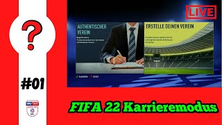 Wir erstellen uns einen eigenen Verein! ⚽😄 | FIFA 22 Karrieremodus #01