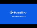 BoardPro Meeting Scheduler