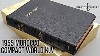 Small But Mighty: Vintage, Compact / Pocket Size 1955 World Bibles KJV In Genuine Morocco, A Review