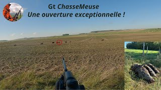 Ouverture exceptionnelle ! Chasse du sanglier en battue ( 3 sangliers au même poste )