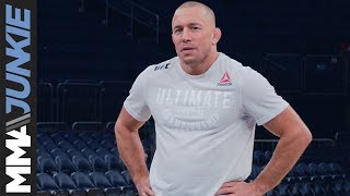 Georges St Pierre's full UFC 217 open workout