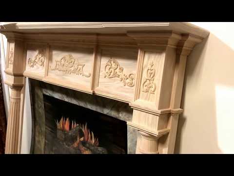 Nashville Mantel (unfinished oak) Nashville Mantel (unfinished oak)