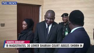 Sokoto Judiciary Inaugurates 18 Magistrates, 30 Lower Shariah Court Judges