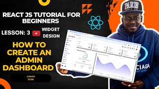 React JS | How To Create An Admin Dashboard | Widget Design | @eyohrecords1667