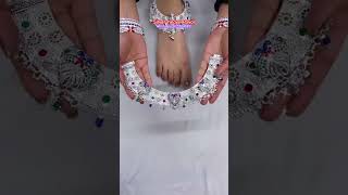 Beautiful silver new heavy Payal #youtubeshorts #shortsviral #love