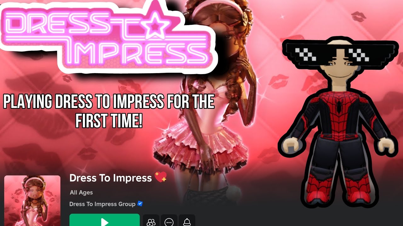 First Time Playing Dress To Impress Youtube