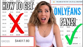 WHY YOU'RE NOT GETTING FANS ON ONLYFANS: what you're doing WRONG *tips, tricks, & my advice!!*