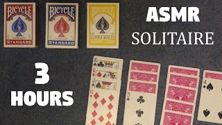 [ASMR] 3 HOURS of SOLITAIRE