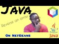 Reversing an array in Java programming.
