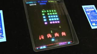 スペースインベーダー　レインボー ２往復即死バグ space invaders kill screen bug