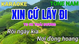 Xin Cứ Lấy Đi Tone Nam - TG9X Thái Dương | Hot Trend Tiktok 2024 - Jazz kara