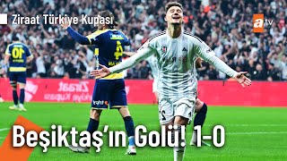 GOL! Beşiktaş Ernest Muçi ile 1-0 öne geçti! 70' - Ziraat Türkiye Kupası Yarı Final