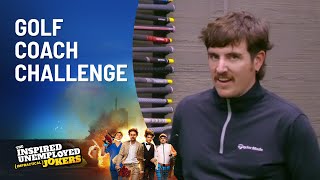 Golf Coach Challenge | The Inspired Unemployed (Impractical) Jokers | Channel 10