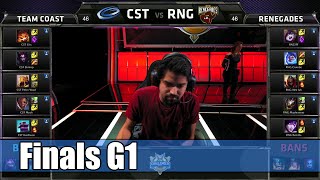 Coast vs Renegades | Game 1 Grand Finals S5 NA CS Summer 2015 | CST vs RNG G1 Finals