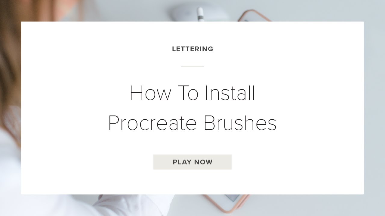 How To Install Procreate Brushes - YouTube