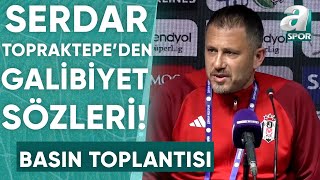 Çaykur Rizespor 0-4 Beşiktaş Serdar Topraktepe Maç Sonu Basın Toplantısı / A Spor / 09.01.2024